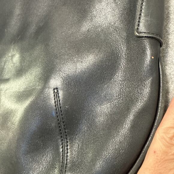 Vintage Genuine Coach 9213 Black Leather Shoulder BAG Medium Hobo - Picture 2 of 12